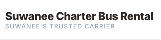 Suwanee Charter Bus Rental
