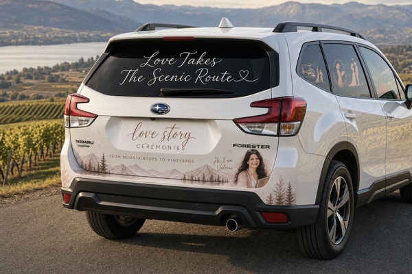 Love Story Ceremonies in Kelowna & Vernon BC