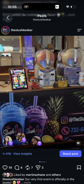 The SlushKEE bar
