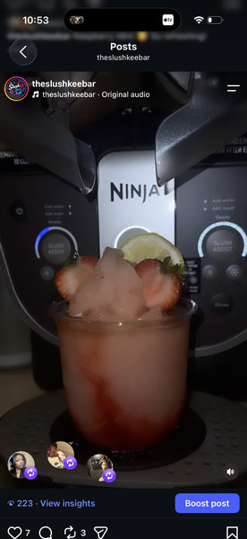 The SlushKEE bar