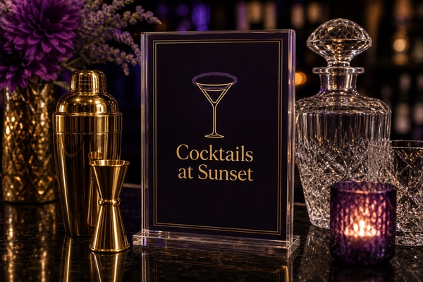 Cocktails at Sunset LA