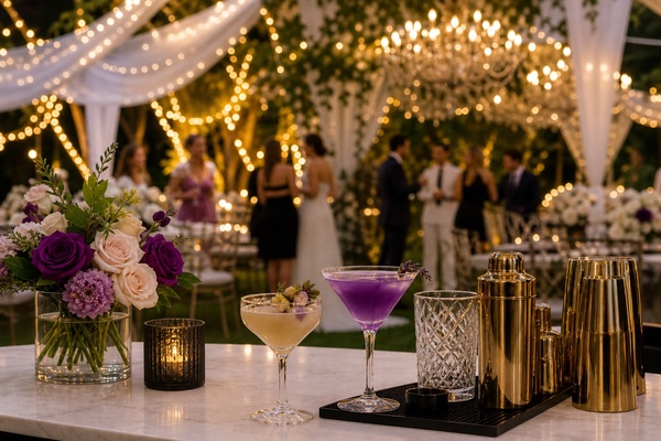 Cocktails at Sunset LA