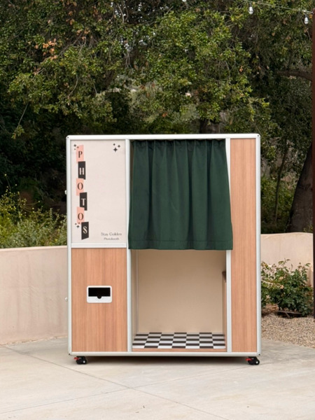 Stay Golden Photo Booth | Enclosed Booth