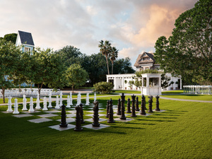 Chess Garden Cocktail Hour