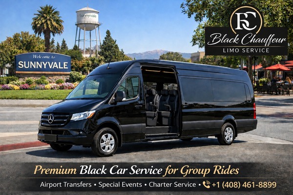 Black Chauffeur Limo Service