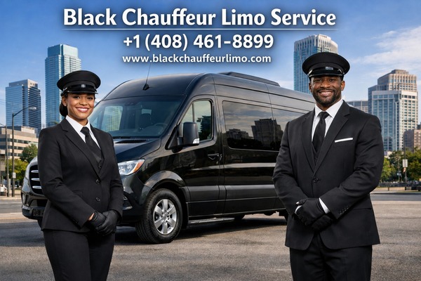 Black Chauffeur Limo Service