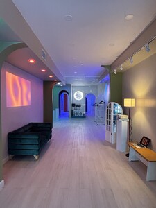 West Village Storefront Gallery with Patio on Bleecker St