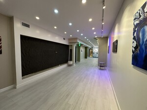 West Village Storefront Gallery with Patio on Bleecker St