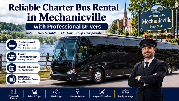 rental charter bus machanicville