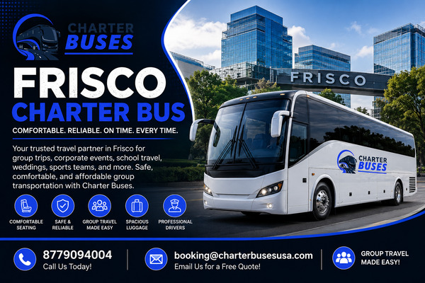 Frisco Charter Bus Rental for Long-Distance Trips