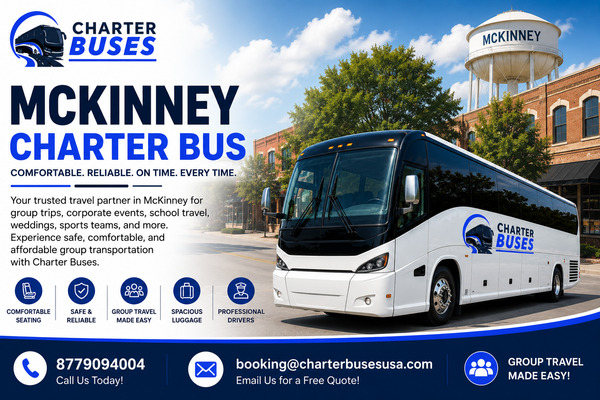 McKinney Charter Bus Rental for Weddings and Special Events