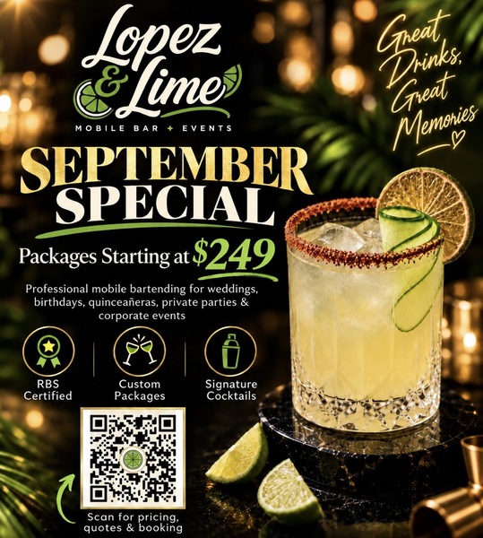 Lopez And Lime Mobile Bartending