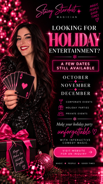 Stacey Stardust | Magician & Mentalist