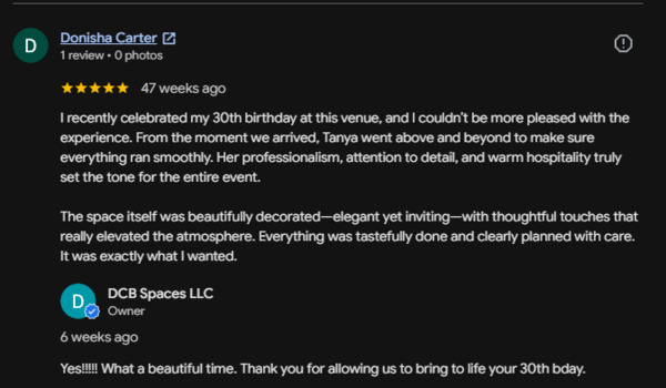 DCB Spaces Events LLC