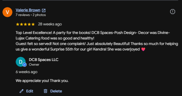 DCB Spaces Events LLC