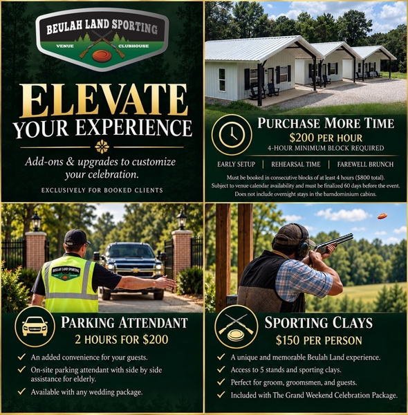 Beulah Land Sporting - Event and Wedding Venue