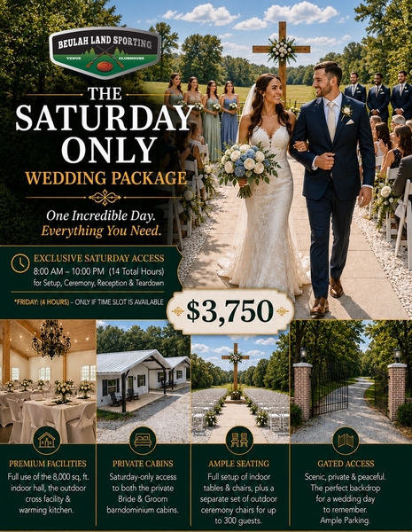 Beulah Land Sporting - Event and Wedding Venue