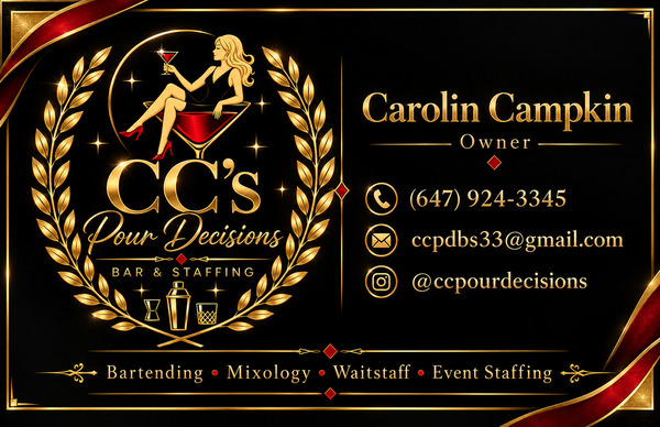 CC’s Pour Decisions Bar Service