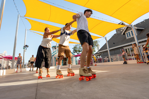 Shaded Roller Rink