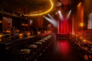 Cheapshot: 3,000 sq ft showroom and bar with stage, seating for 99