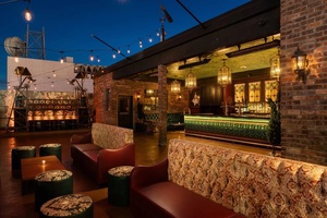 Commonwealth: rooftop bar with stage, plus the Laundry Room speakeasy