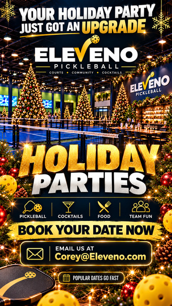 ELEVENO Indoor / Outdoor Pickleball and Culinary Experience