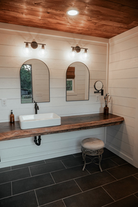 The Restroom & Touch-Up Area