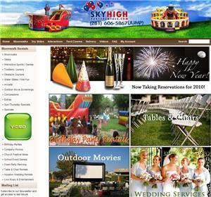 Sky High Party Rentals Entertainment Rental Houston Texas