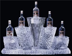 Festive Ice Sculptures & The Chocolate Fountain