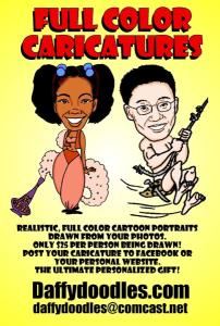 Daffy Doodles Cartoon Portraits