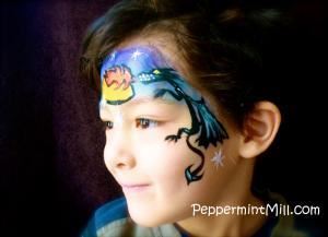 Peppermint Mill Face Painting