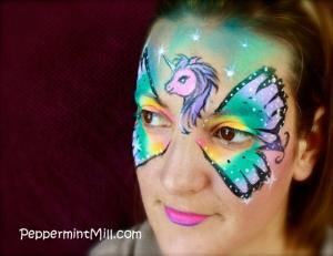 Peppermint Mill Face Painting