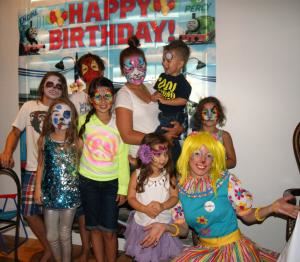 Beebop the clown and friends